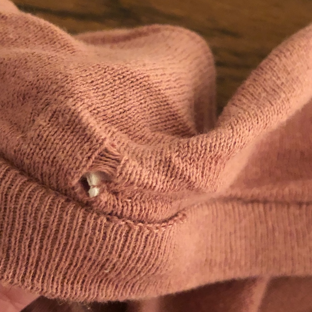 Pink button down sweater - Picture 5 of 5